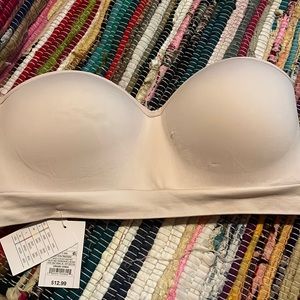 Auden Wireless Strapless Bra Size Medium